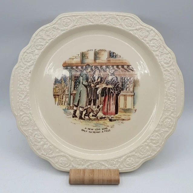 Sammlerstück Krone Devon Keramik Sammler Wandplatte ""Cries of London"" 29,5 cm