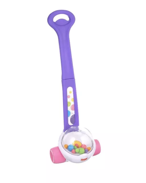Fisher-Price Purple Corn Popper Walk & Push Toy- For Toddler