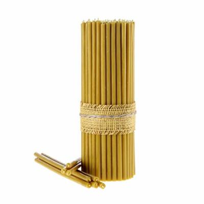 Verde Profumate in Pura Cera d’Api – Candele Chiesa Ortodossa per Preghiere Altezza 18,5 centimetri 200 pz N80 Lunghe Danilovo Candele Natale 