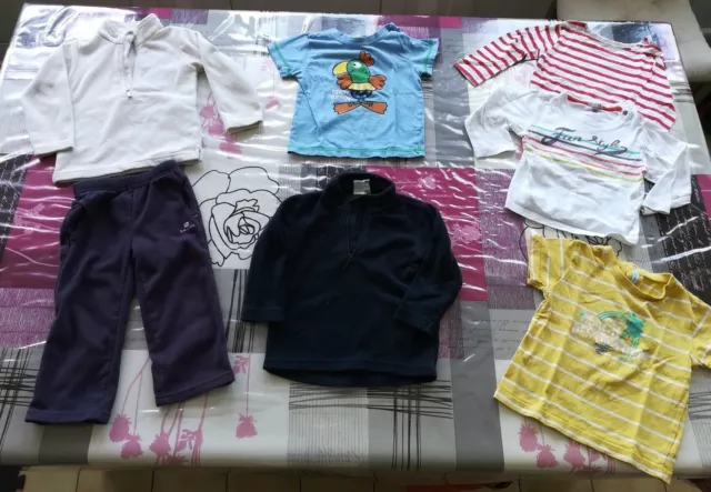 Lot vêtements fille 2 ans ou 24 mois  TB état