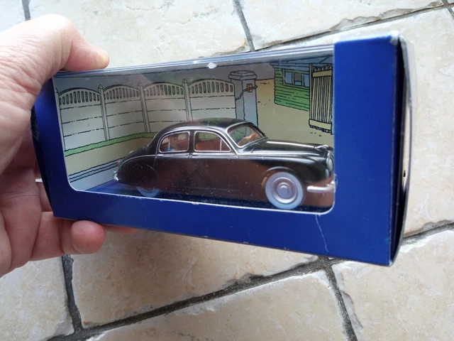 Voiture Métal Atlas Tintin N°67 La Jaguar De Coke | Modèle Collection Tintin | Occasion Très Bon état