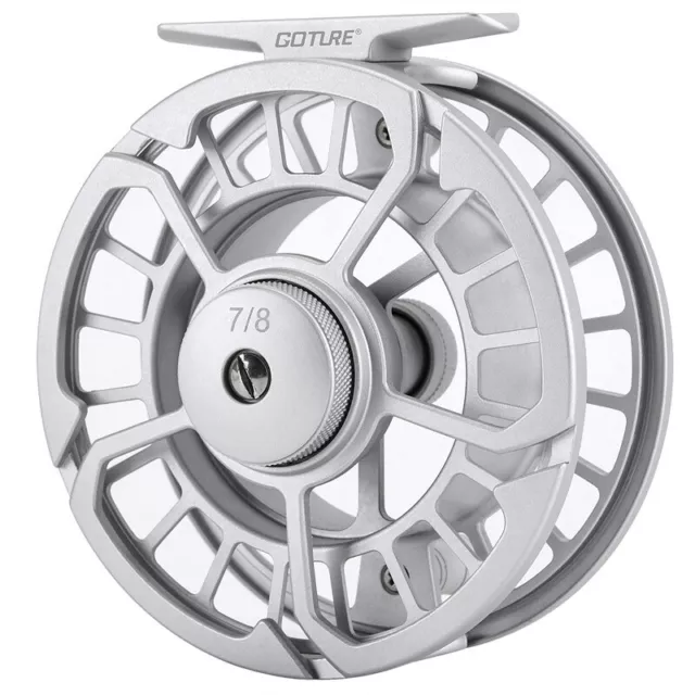 Goture Fly Fishing Reel 3/4WT-9/10WT Large Arbor CNC Machined Fly Reel Trout