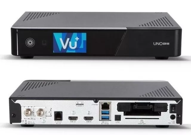 VU+ Uno 4K SE 1x DVB-S2 FBC Twin Tuner E2 Linux Receiver UHD 2160p