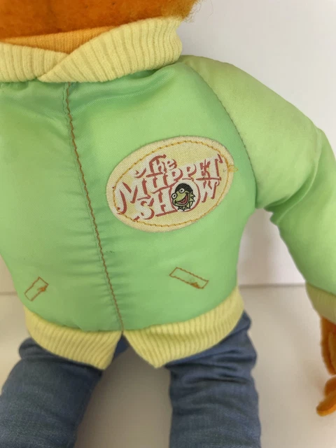 Vintage 1978 1976 Muppet Show SCOOTER Plush Doll Jim Henson 16" Green Jeans 2
