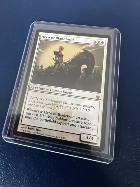 Hero of Bladehold Magic the Gathering Mirrodin Besieged MTG Mythic Rare Card