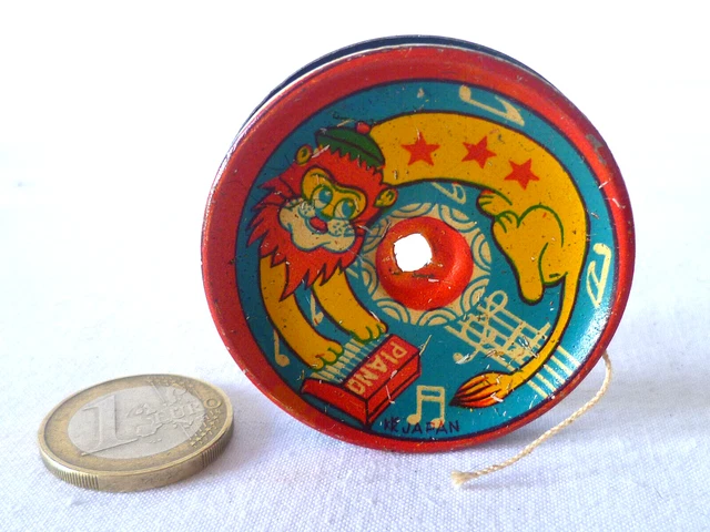 Sifflet Jouet Ancien Papillon – Tôle Lithographiée – Japon 1950 – Musical