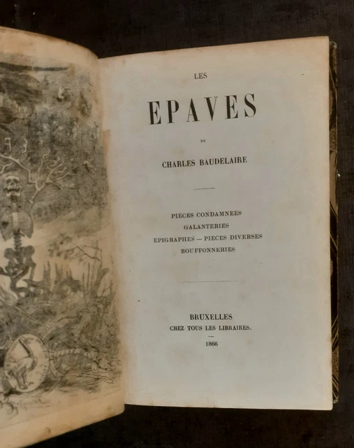 Les Fleurs Du Mal Baudelaire 1917 - Estampes Van Maele Tirage Japon (rare, Feuilles)