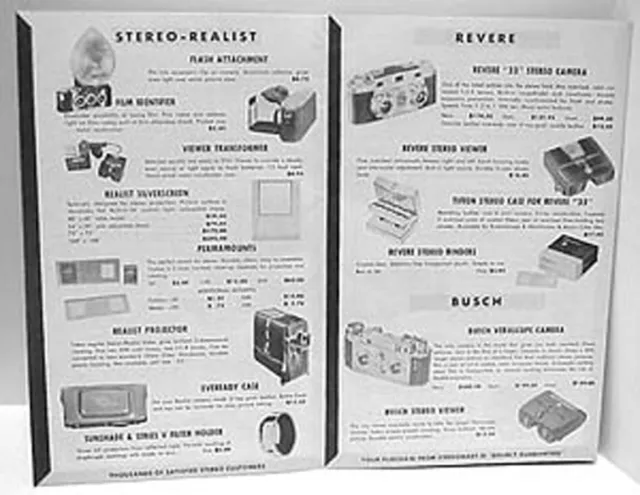 Copia de 1953 Catálogo Estéreo - Fotos ESTÉREO MART + precios de equipos 3D de colección 3