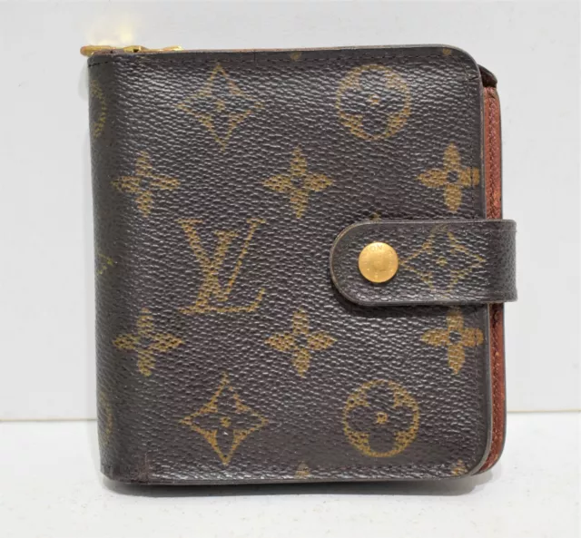 Louis Vuitton, Porte-cartes / monnaie, compact en toile monogram