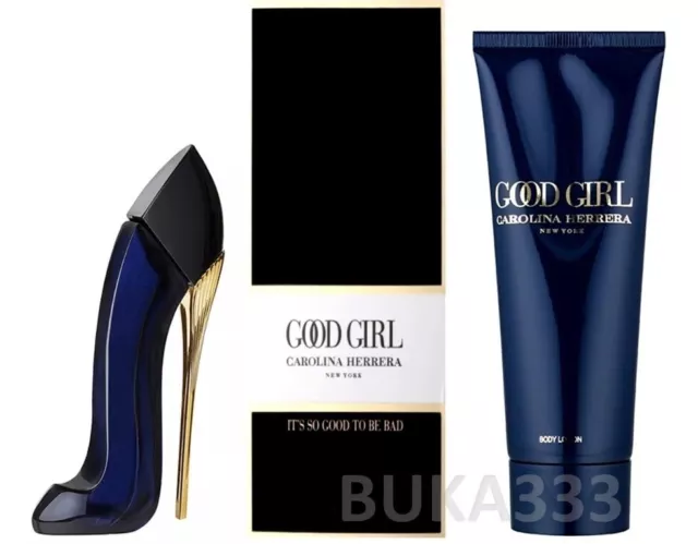 Carolina Herrera Good Girl Perfume Giftset for Women (3PC) - 1.7 oz EDP +  0.24 oz EDP + 2.5 oz Body Lotion 