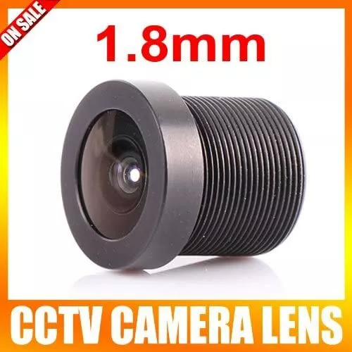 1.8mm 5 MEGAPIXEL HIGH QUALITY CCTV BOARD LENS WIDE ANGLE 185° MULTI-COATING 1/2