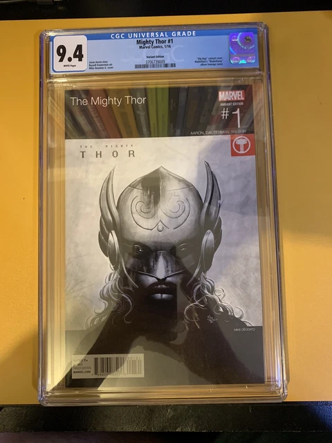 💎Marvel Mighty Thor #1 Comic Hip Hop Variant Cover CGC 9.4 MADVILLAIN MF DOOM