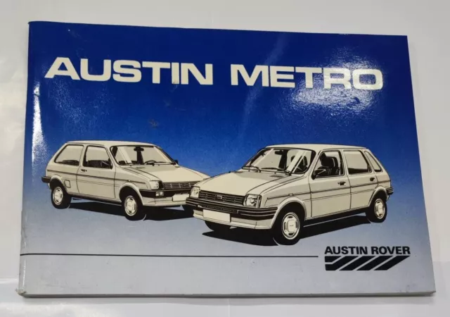 Catalogo Libretto Uso E Manutenzione Austin Metro