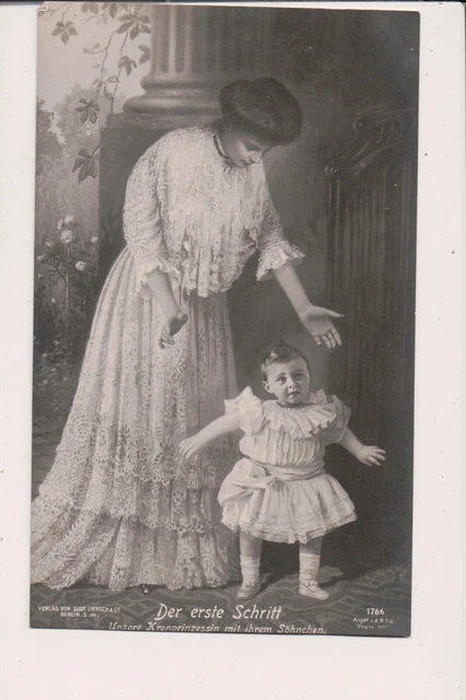 CARTOLINA D'EPOCA DUCHESSA Cecilie MeclemburgoSchwerin Tedesca Corona