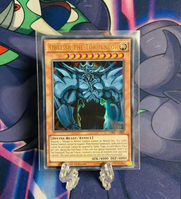 Yugioh - OBELISK THE TORMENTOR Ultra Rare LDK2-ENS02 Limited Edition *M/NM*