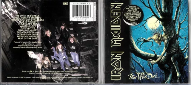 IRON MAIDEN FEAR of the dark (1992) [CD] EUR 13,18 - PicClick IT