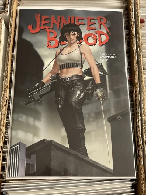 JENNIFER BLOOD #5 JUNGGEUN YOON VARIANT COVER D 2022 spy noir thriller bad girl