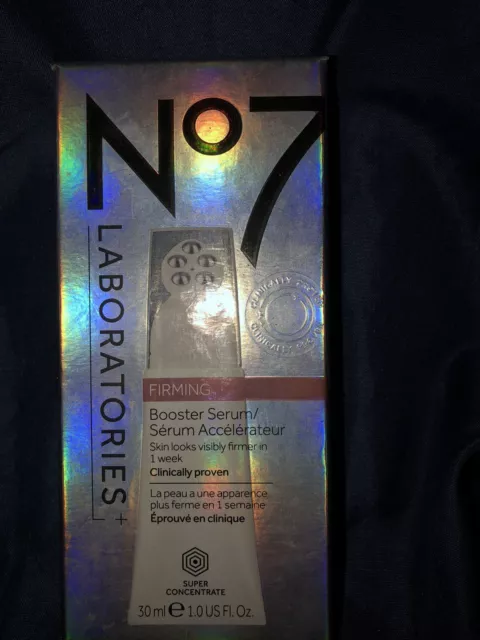 No7 Firming Booster Serum for Women 30ml 1.0 Fl. Oz New in Box