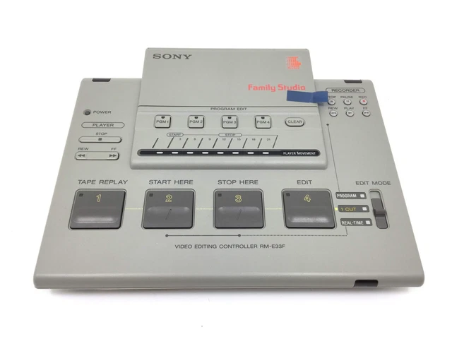 SONY RM-E33F - Controlador de edición de video - Enciende pero no