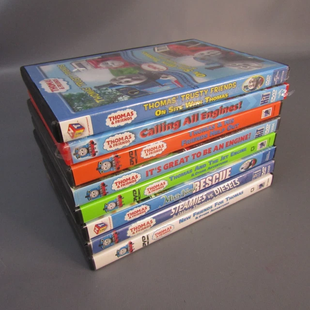 THOMAS FRIENDS DVD Lot Of 8 Train Engine Dvd s Railroad Railway thomas-friends-dvd-lot-of-8-train-engine-dvd-s-railroad-railway