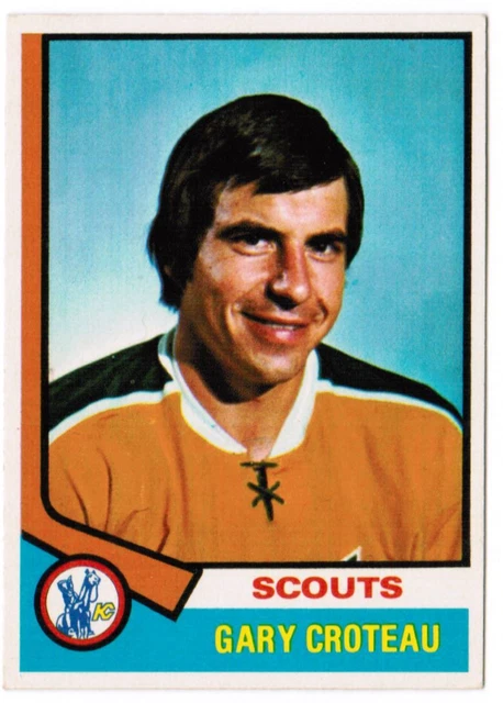 1974-75 O-Pee-Chee Gary Croteau Kansas City Scouts #36