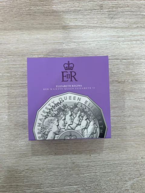 2023 50c Elizabeth Regina HM Queen Elizabeth II Silver Proof Coin