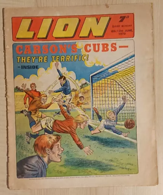 Lion UK Weekly Comic 6th - 13th June 1970