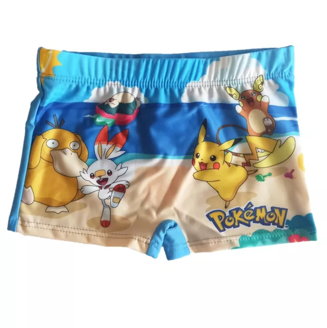 Pokemon Sea Costume da Bagno Pantaloncini Mare Piscina Bambino Ragazzo 4-12anni