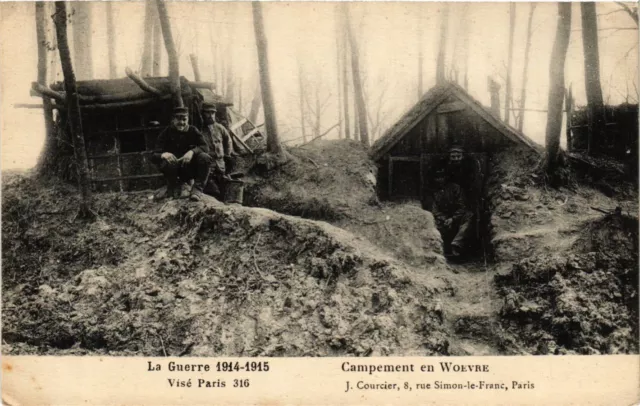 CPA AK Militaire - Campement en Woevre (697305)