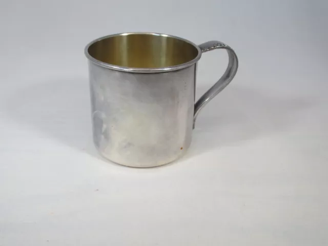 Vintage Rogers 1881 Silver Plated Baby Cup no engraving