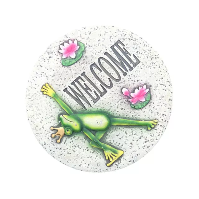 Decorative Stepping Stones for Your Lawn - Welcome Garden Stones