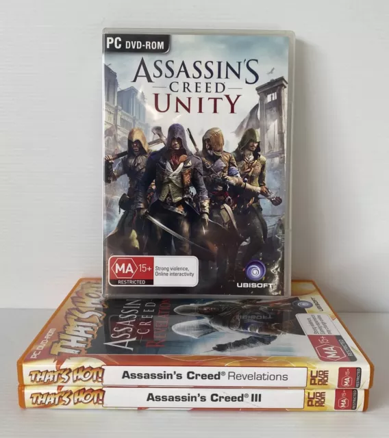 Assassins Creed 1 & 2: Ultimate Collection (PC DVD-ROM) Set - Sealed