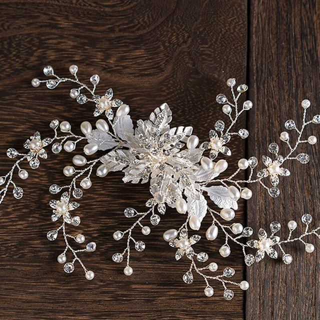 Abito da sposa nuovo fatto a mano testa fiore accessori capelli capelli NHUK ~^