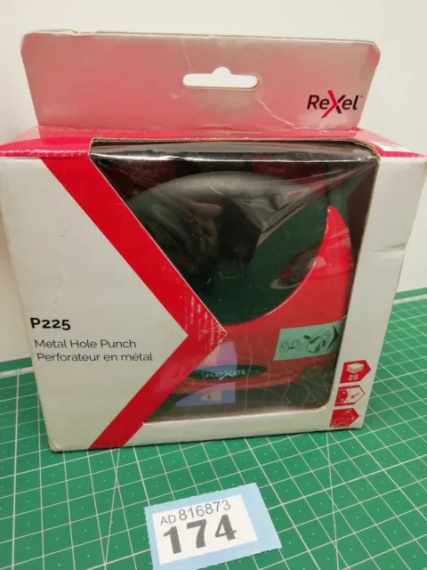 New Rexel Choices P225 Hole Punch Red 25 sheet two hole punch 2115692