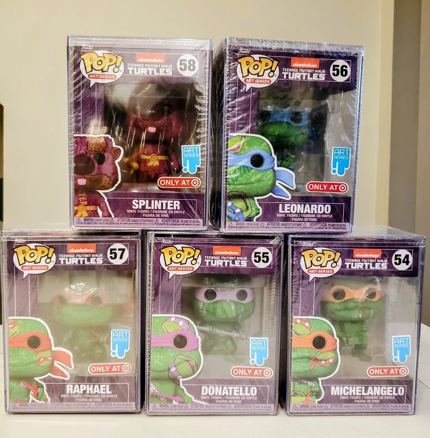 FUNKO POP TEENAGE Mutant Ninja Turtles Complete Target Art Series NEW