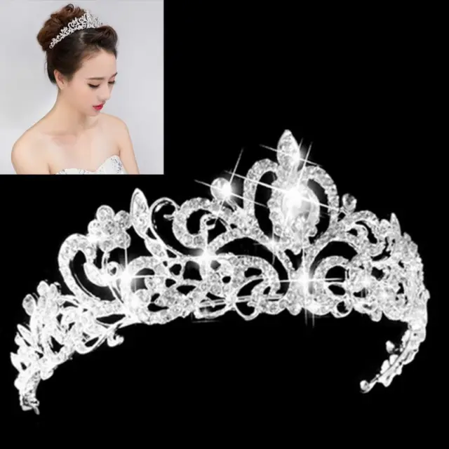 Tiara Crowns for Women,Princess Crown for Girl Crystal Queen Tiaras for Birthday