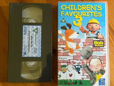 CHILDRENS FAVOURITES 3 Bob The Builder Kipper And Sheep VHS Video New childrens-favourites-3-bob-the-builder-kipper-and-sheep-vhs-video-new