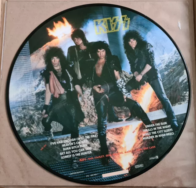 Kiss Animalize 1986 Limited Picture Disc - Vinyl Record - First Pressing! 2