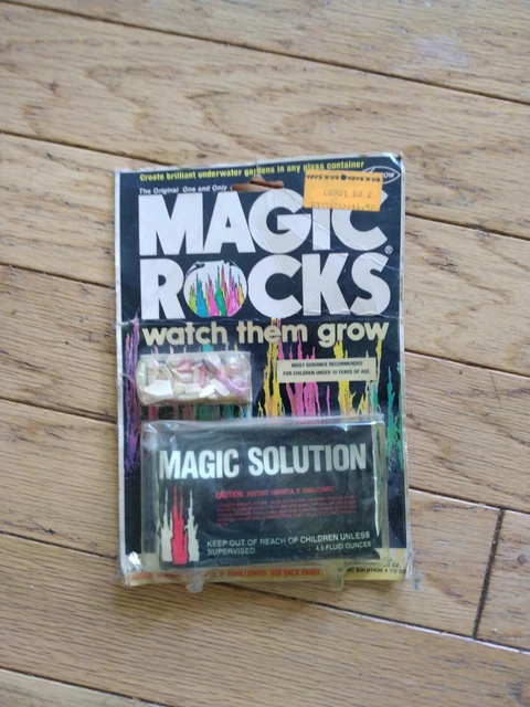 Magic Rocks Lds 1987 VINTAGE MAGIC Rocks Featuring: Display Tank & Shipwreck New In Box ...