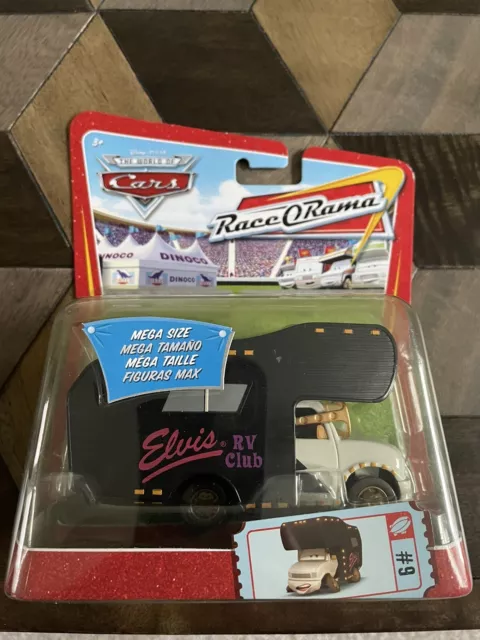 Disney Cars Elvis RV #9 Mega Size 1:43 Scale BNIB Rare