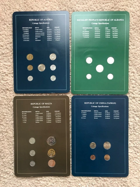 Coin Sets of All Nations Franklin Mint - 48 Coin Sets See detailed descriptions 3