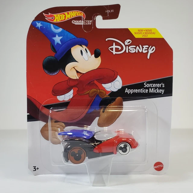 Hot Wheels Character Cars Disney Sorcerer's Apprentice Mickey Mouse 1:64 Diecast