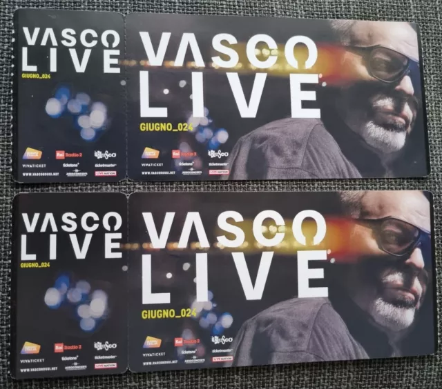 Due Biglietti Concerto Vasco Rossi Milano San Siro