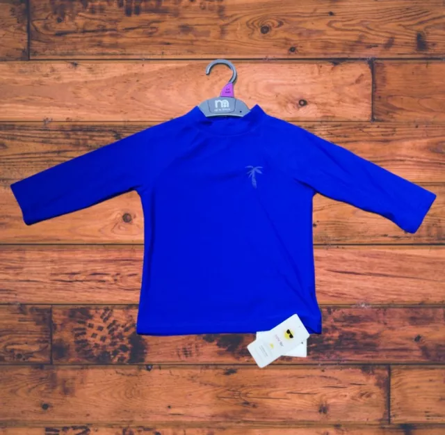 Kids Swim Top Rash Guard UPF+50 Long Sleeves Palm Swimming Ages 2-3y To 4-5y