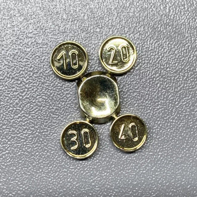 Lego Gold Coin Pieces Treasure Vtg Pirates Castle Money 10, 20, 30, 40 On Sprues