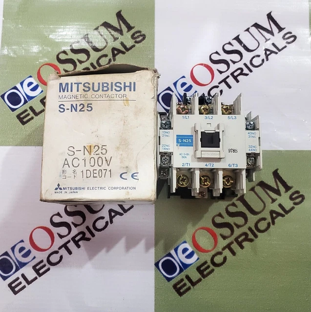 Mitsubishi S-N25 Leistungsschütz Spulenspannung 110 V Ac Kostenloser...