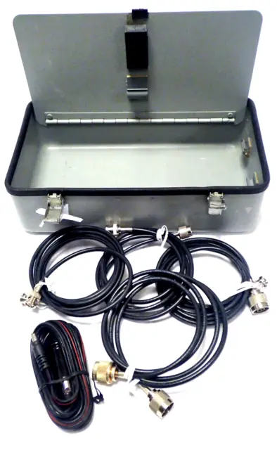 IFR FM/AM-1200 COMMUNICATIONS SERVICE MONITOR FRONT LID w/ACCESSORIES