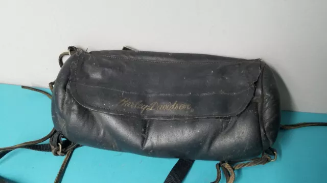 Leather Padded Tool Bag Glasses Holder Harley Davidson Panhead Shovelhead