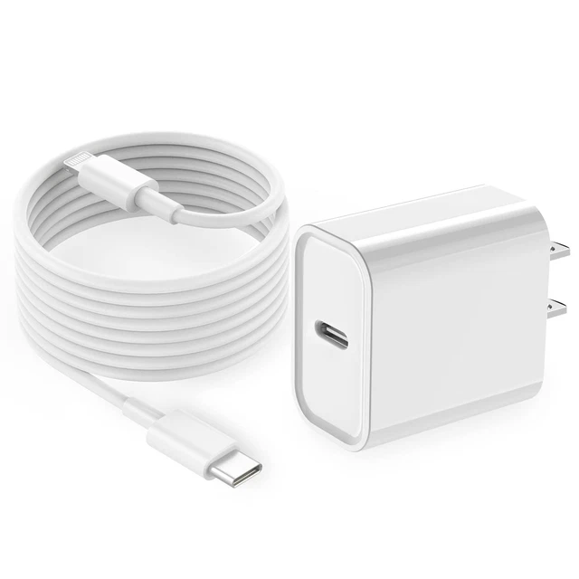 Iphone Fast Charger, 10 FT Long [Apple Mfi Certified]Usb C to Lightning Cable 10
