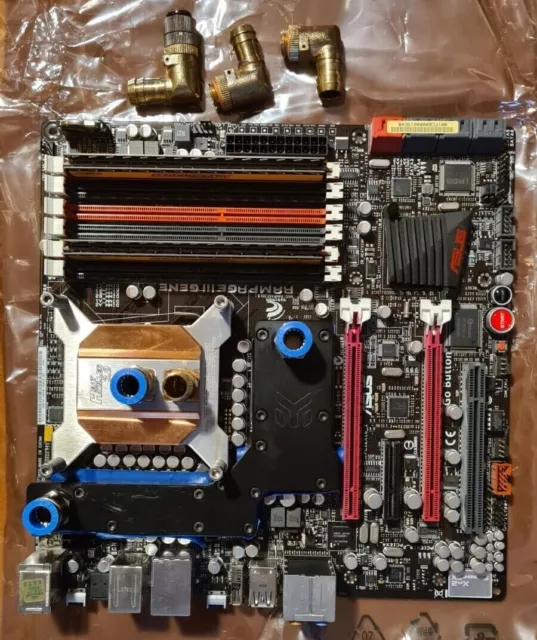 ASUS Rampage III Gene Intel X58 Mainboard + Xeon X5670 6-Core Watercooled +16 GB